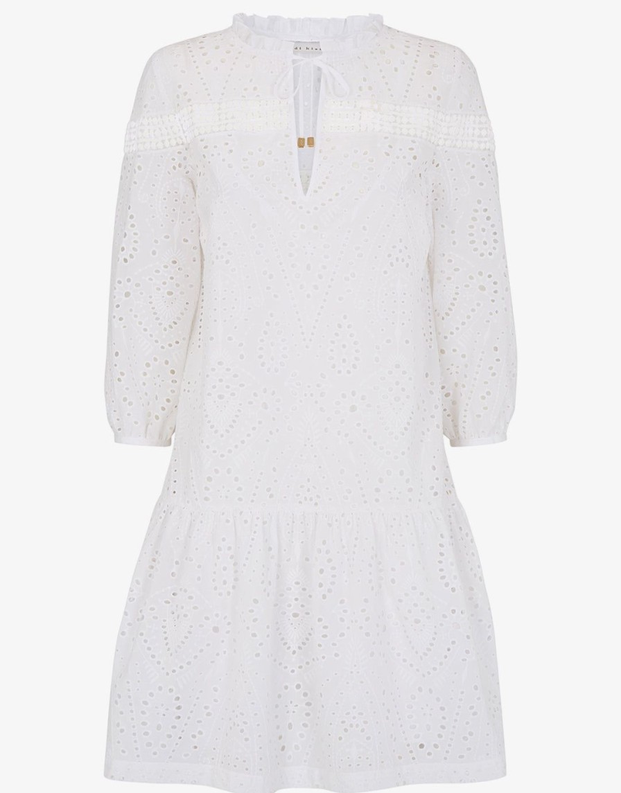 Beachwear Heidi Klein | Solta Broderie Anglaise Dress White