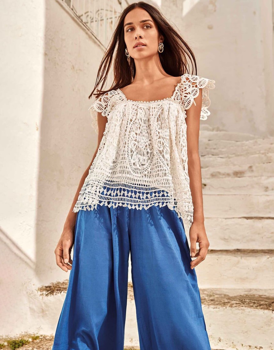 Beachwear Iconique | Palazzo Pants Blue