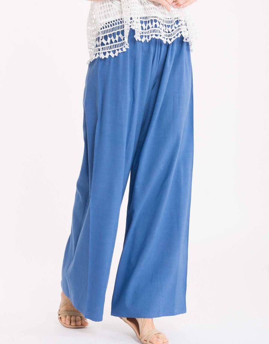 Beachwear Iconique | Palazzo Pants Blue