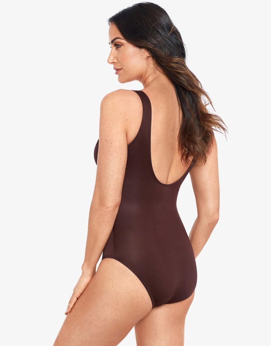 Swimwear Miraclesuit | Rock Solid Revele Swimsuit-Sumatra Brown