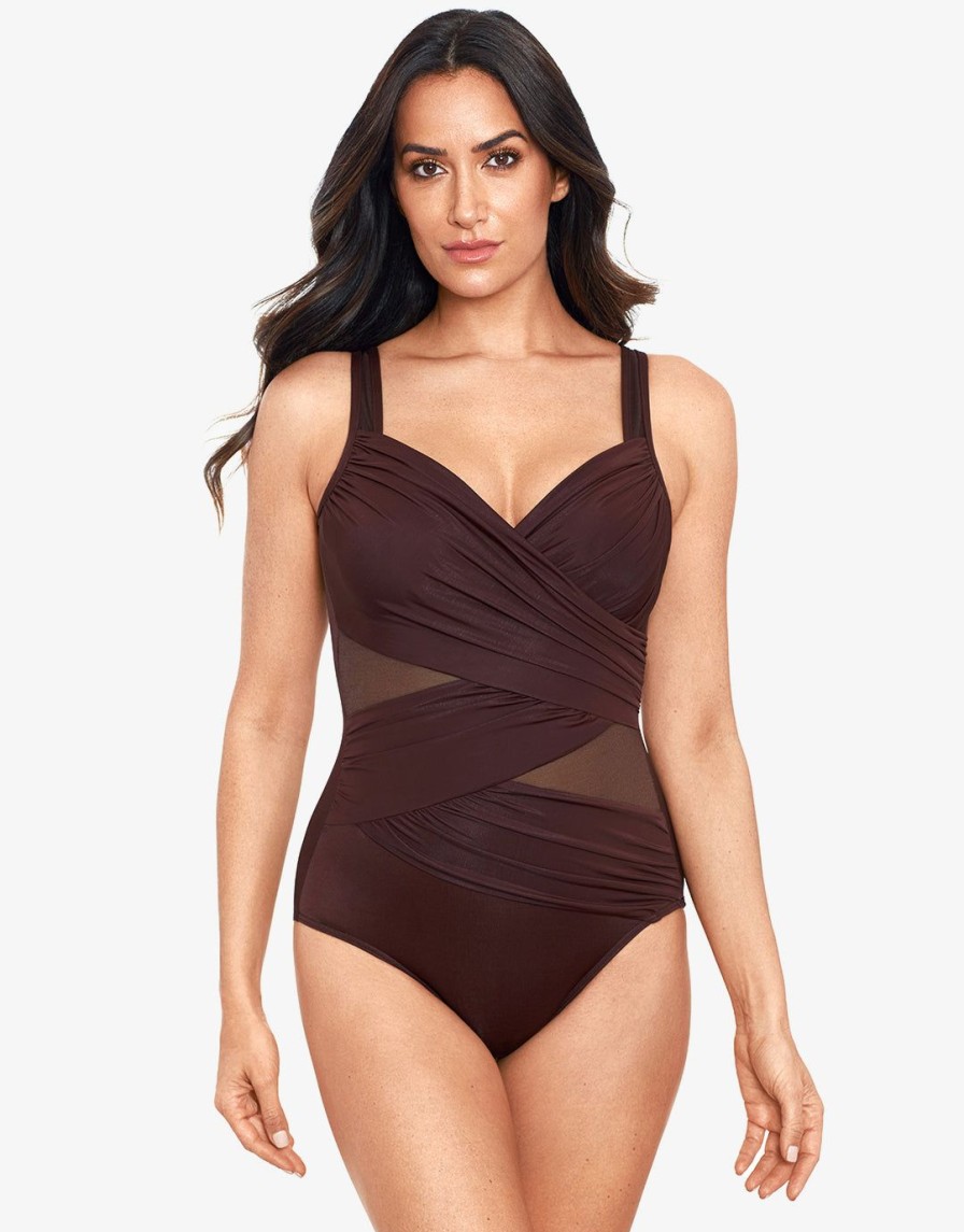 Swimwear Miraclesuit | Network Madero Swimsuit-Sumatra Brown