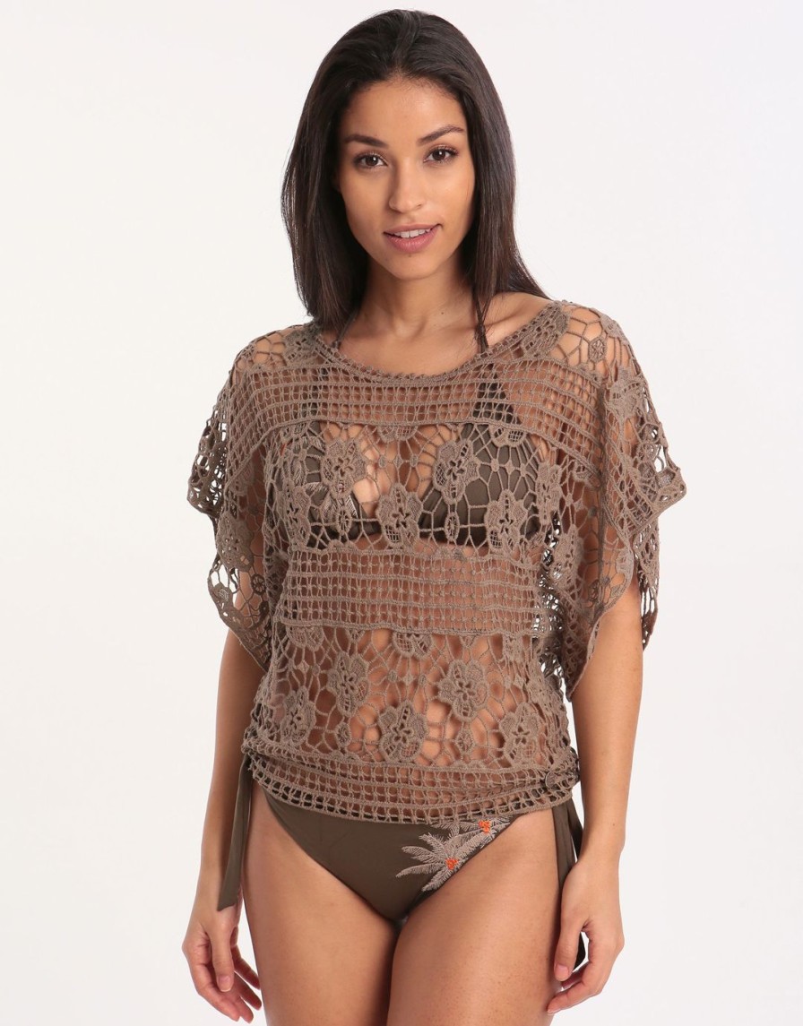 Beachwear Banana Moon | Dreamland Denver Top Khaki