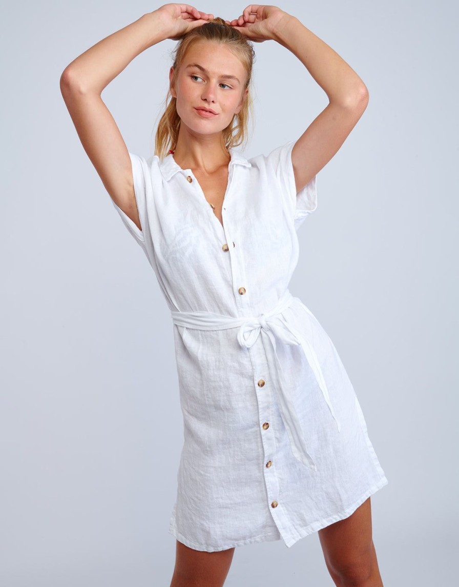 Beachwear Banana Moon | Hawston Paulina Beach Shirt White