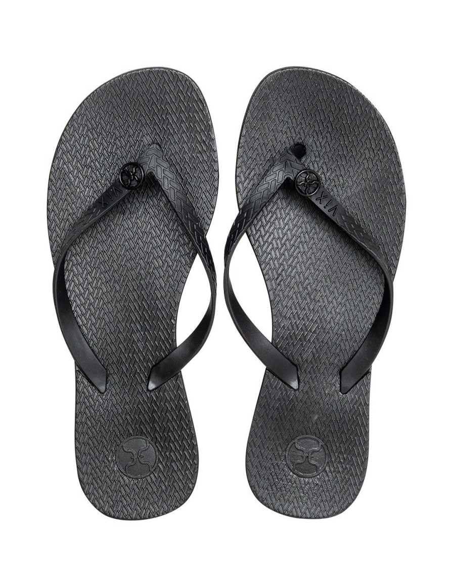 Beachwear ViX | Solid Flip Flop Black