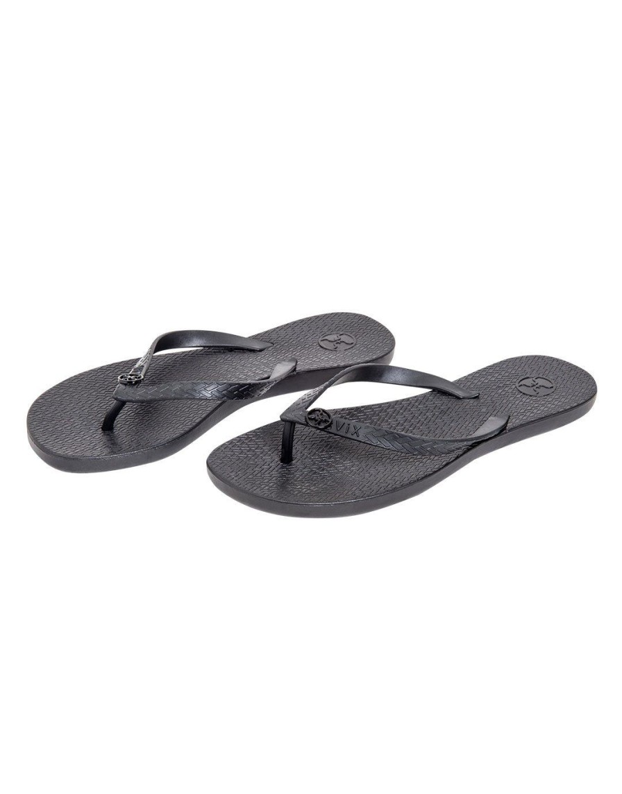 Beachwear ViX | Solid Flip Flop Black