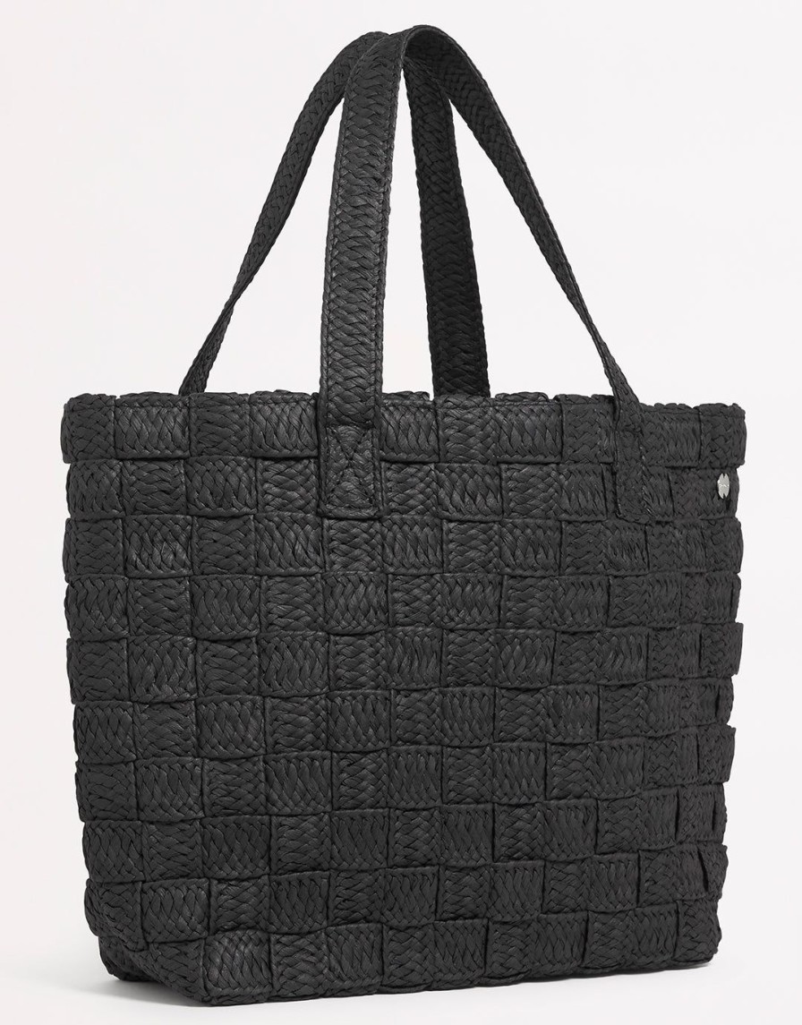 Beach Accessories Seafolly | Criss Cross Woven Tote-Black