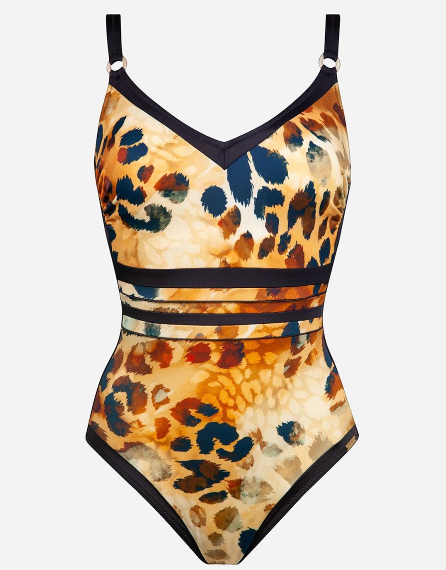 Swimwear Charmline | Desert Sunset Underwired Swimsuit Animal