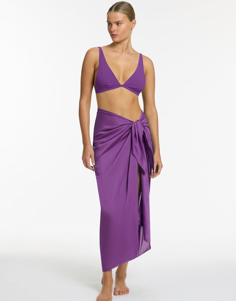 Beachwear Jets | Jetset Sarong-Amethyst Purple