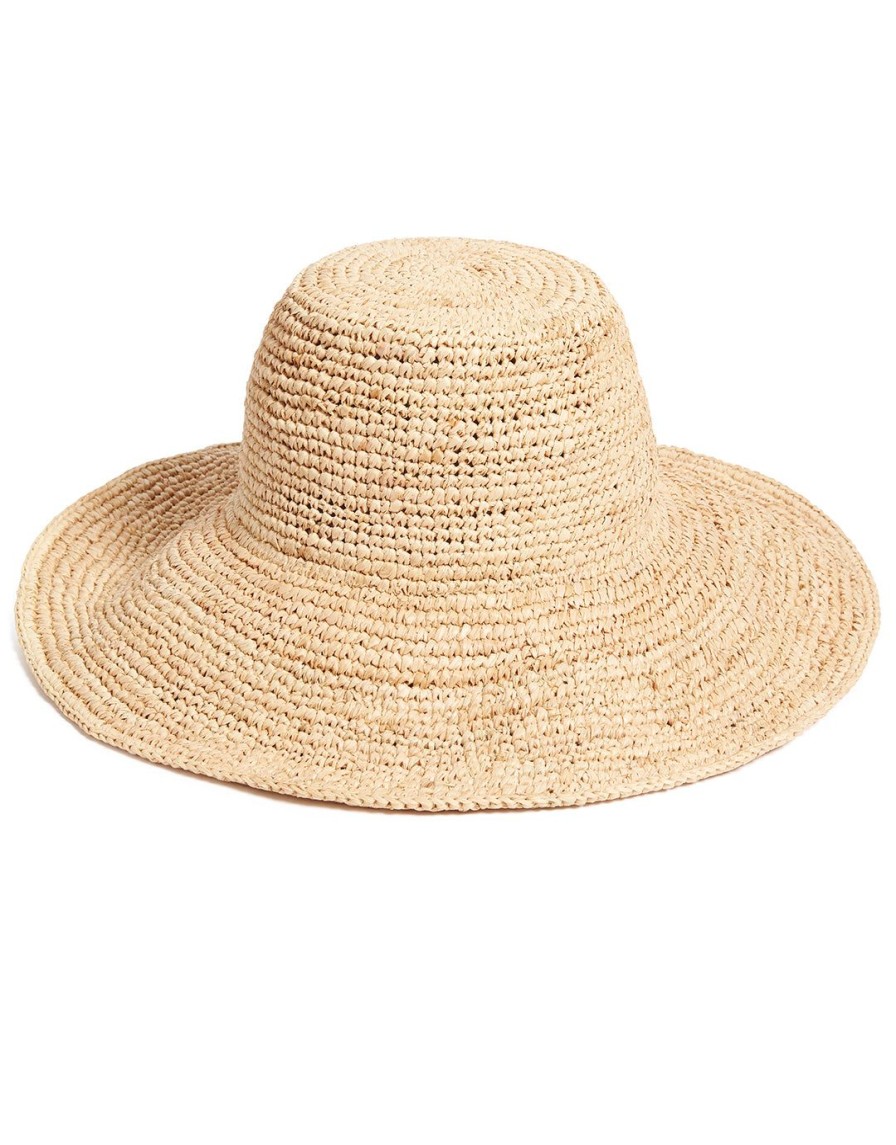 Beach Accessories Seafolly | Coastal Raffia Hat-Natural