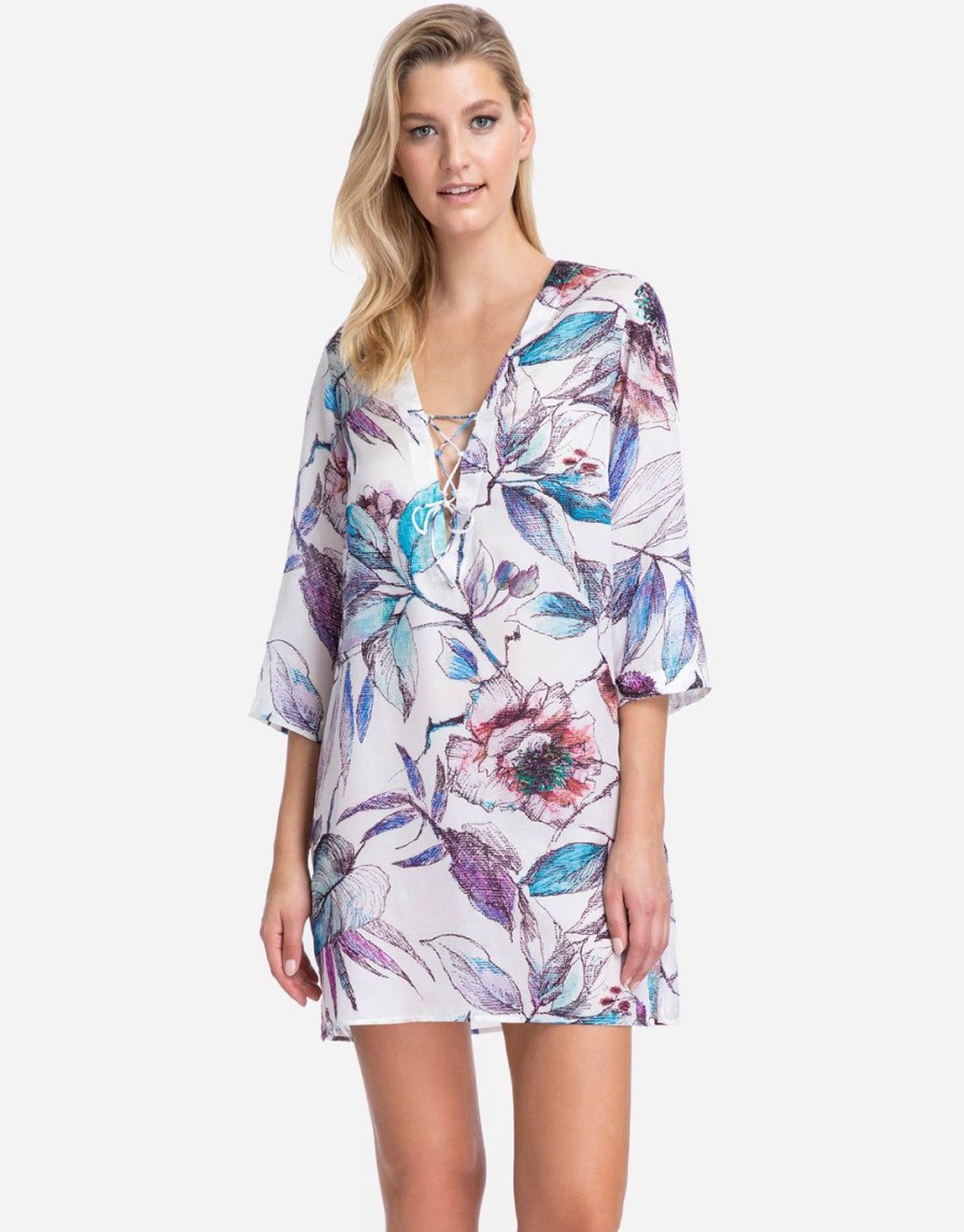 Beachwear Gottex | First Bloom Tunic Pique Multi