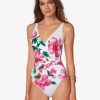 Swimwear Roidal | Valeria Wrap Front Swimsuit Floral