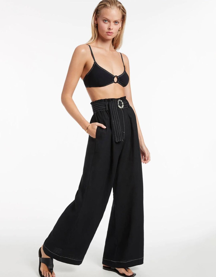 Beachwear Jets | Jetset High Waist Beach Trouser Black