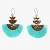 Beach Accessories Iconique | Fan Earrings-Turquoise