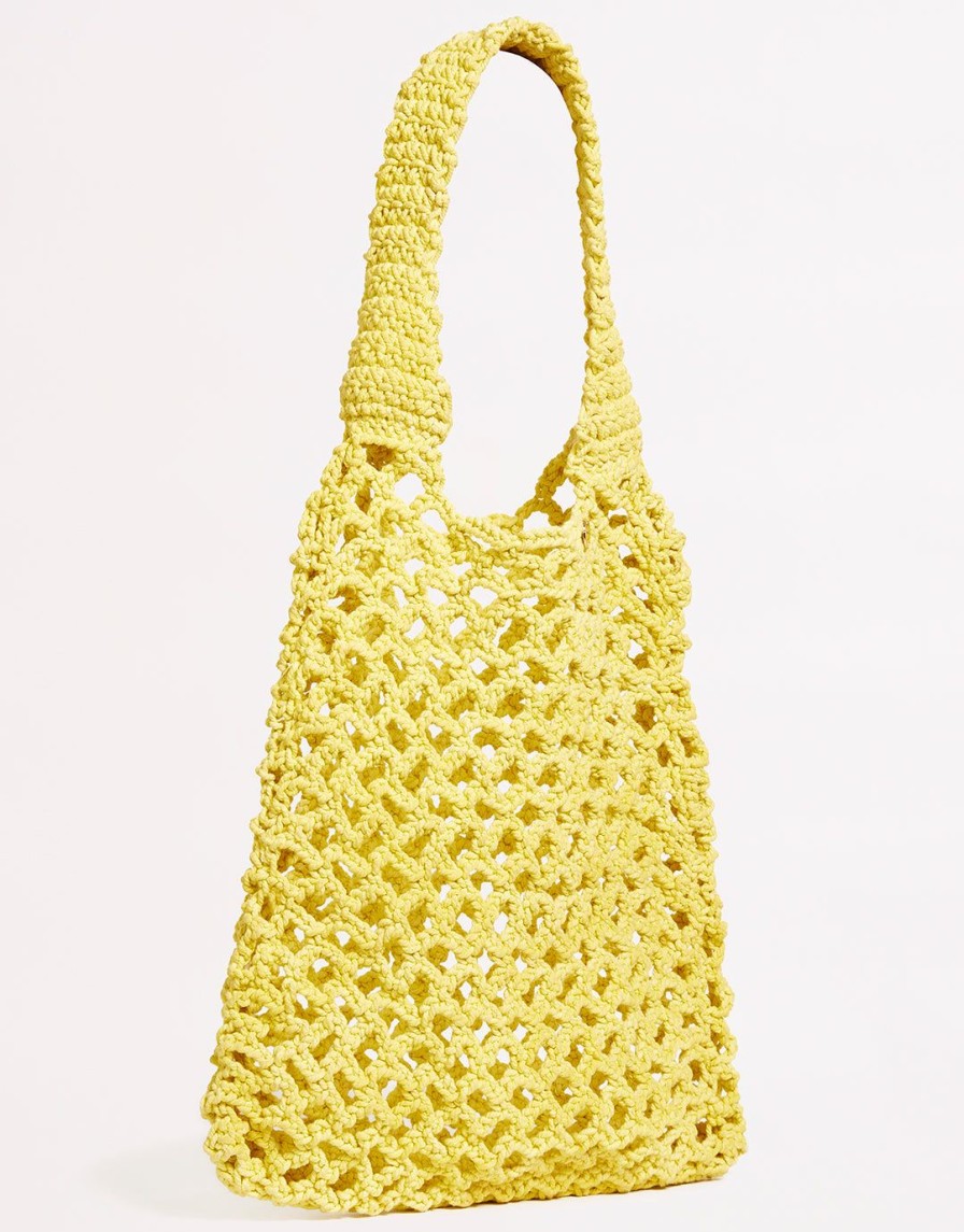 Beach Accessories Seafolly | Plaited Rope Tote Bag-Celery