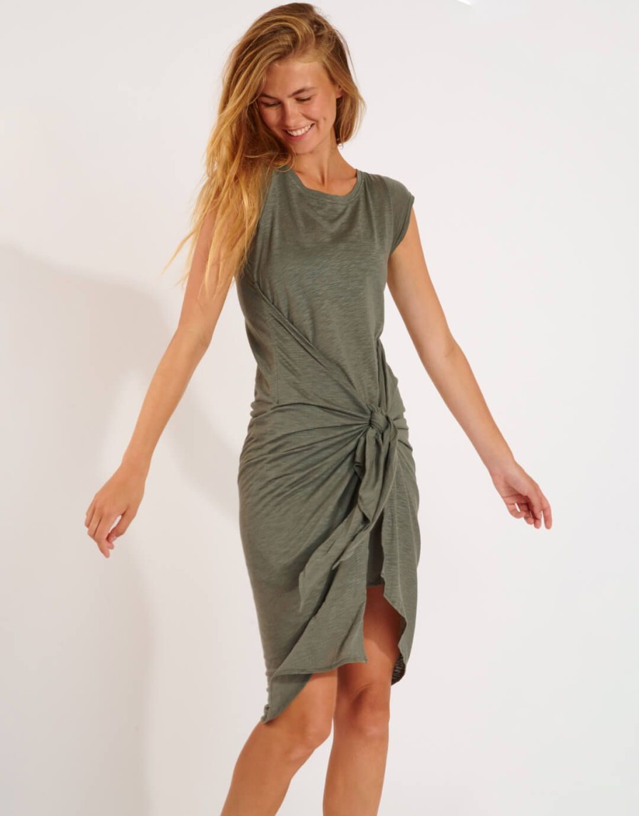 Beachwear Banana Moon | Caraiva Juliana Dress Khaki