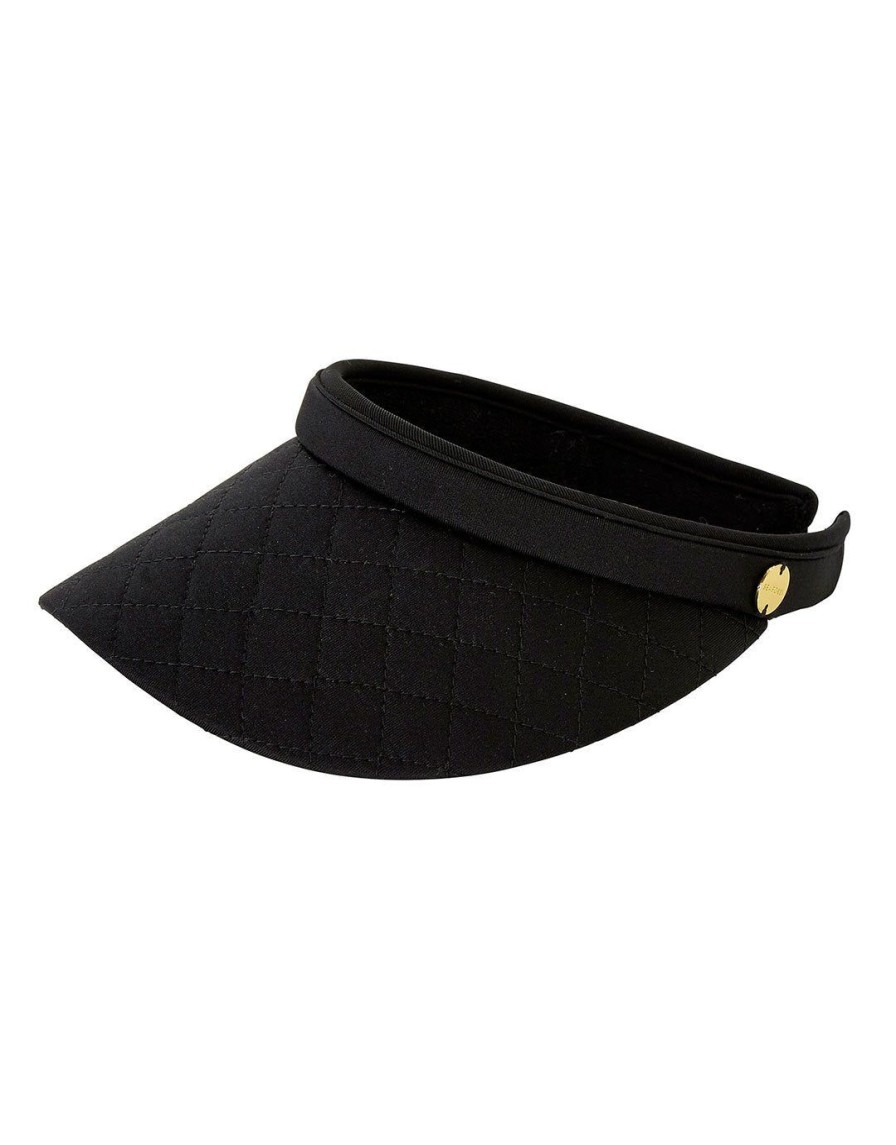 Beach Accessories Seafolly | Quilted Visor-Black