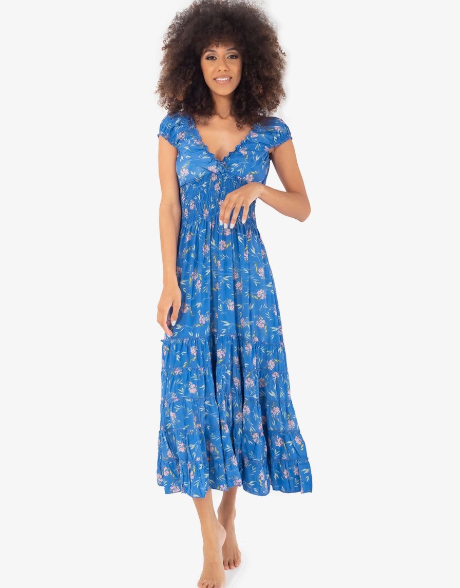 Beachwear Iconique | Shirley Maxi Dress Blue