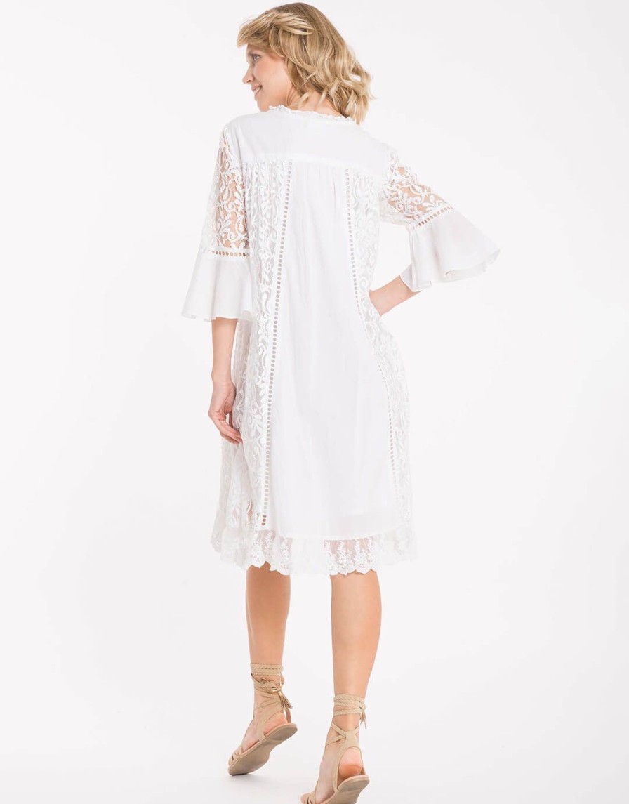 Beachwear Iconique | Ibiza Sheer Dress White