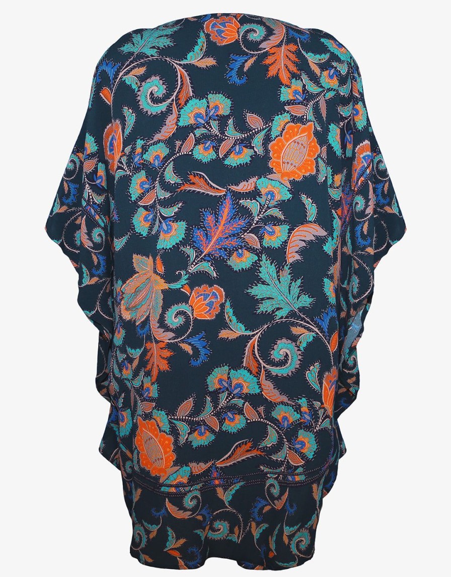 Beachwear Charmline | Ornamental Orchestra Kaftan Paisley Midnight