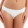 Bikinis Jets Classic Bikini Bottoms | Jetset Gathered Side Bikini Bottom White