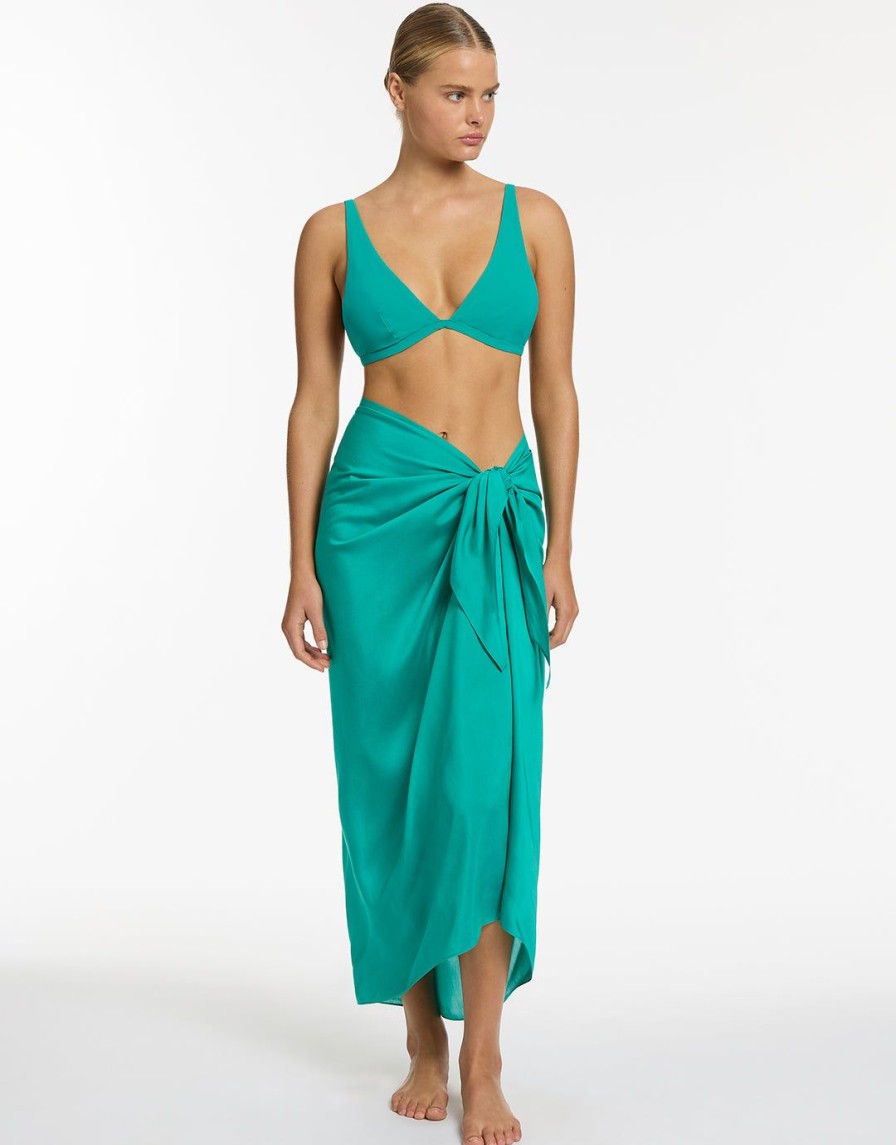 Beachwear Jets | Jetset Sarong-Mineral Green