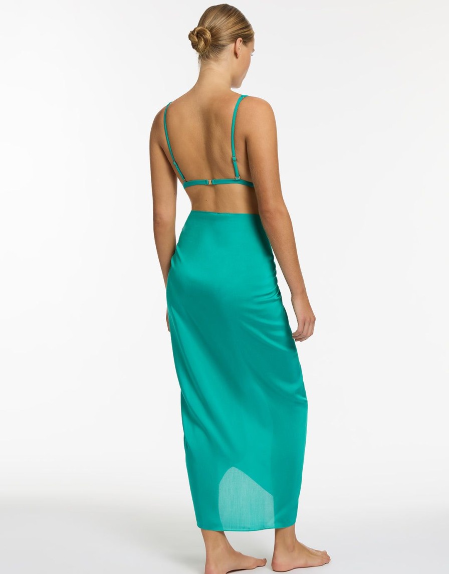 Beachwear Jets | Jetset Sarong-Mineral Green