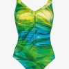 Swimwear Charmline | Waters Swimsuit-Aqua Flow Green