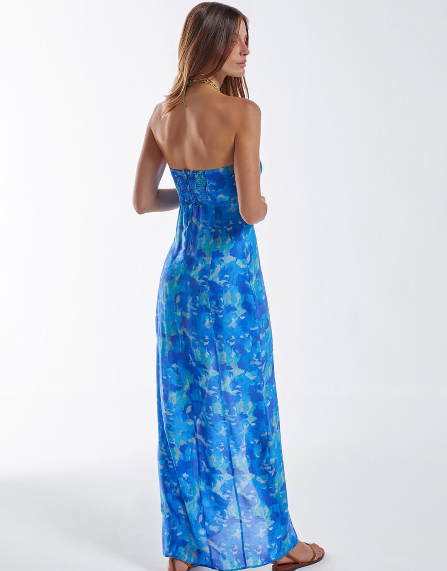 Beachwear ViX | Yves Alexia Long Dress Blue