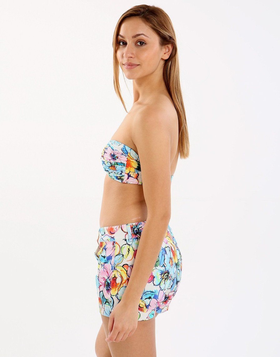 Beachwear Roidal | Spring Flower Gabina Shorts-Floral Blue