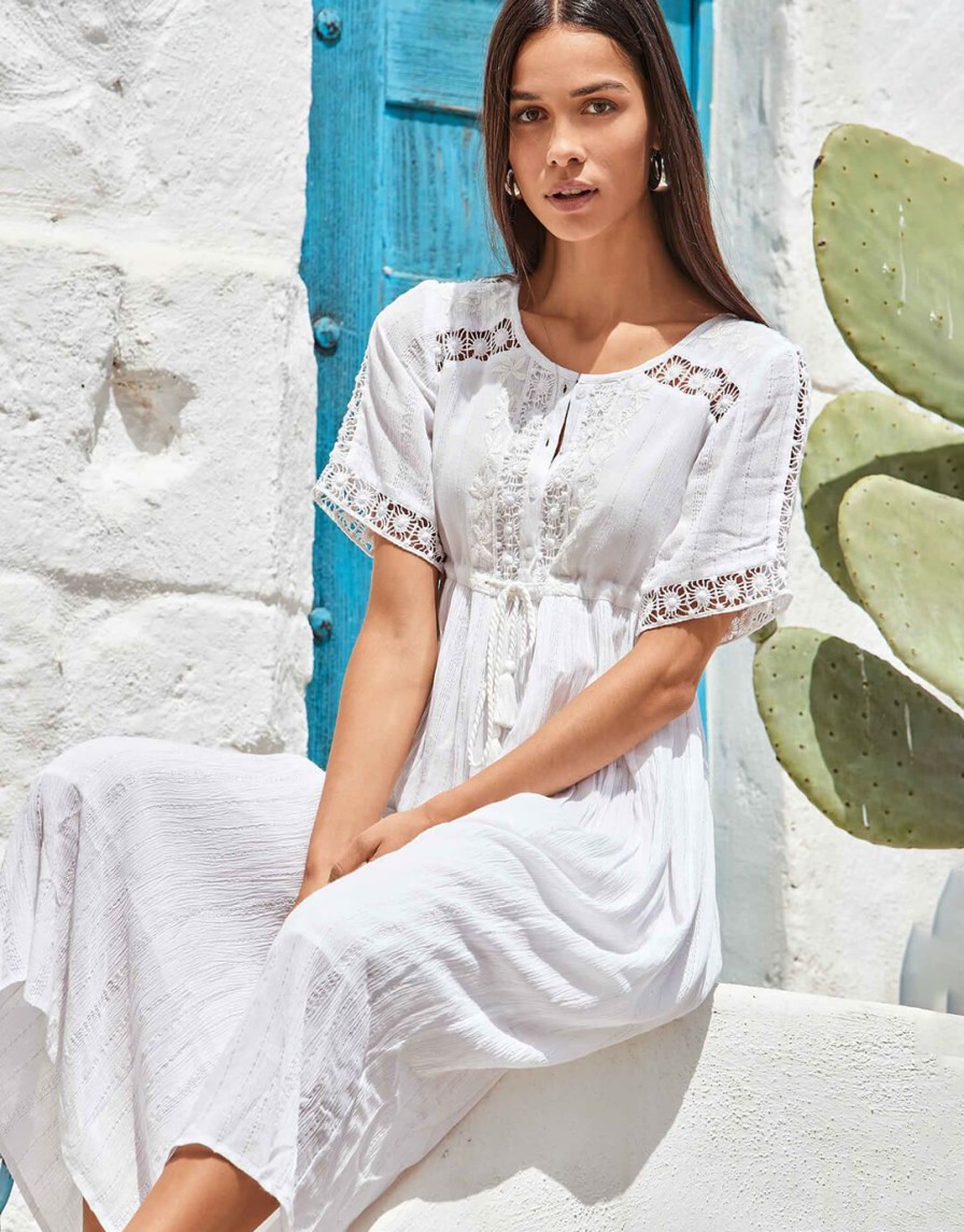 Beachwear Iconique | Greta Maxi Dress White