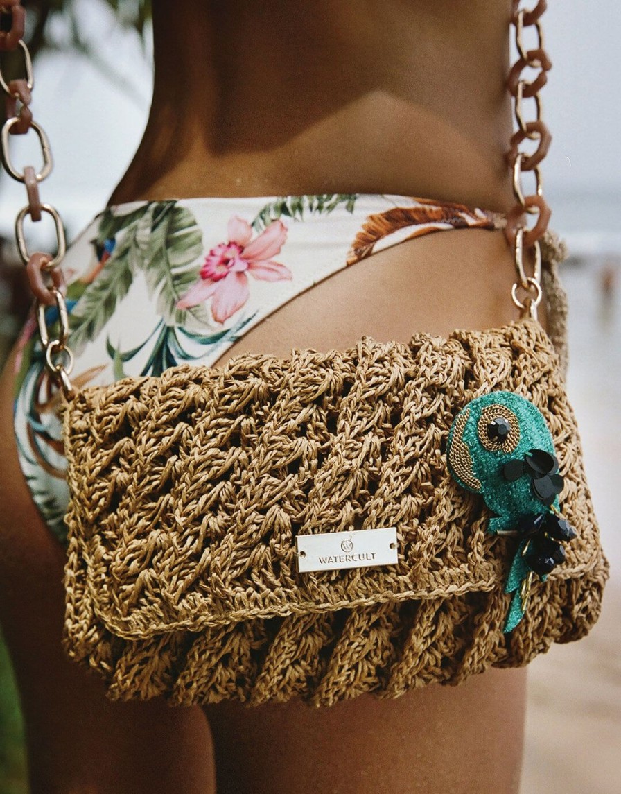 Beach Accessories Watercult | Straw Shoulder Bag