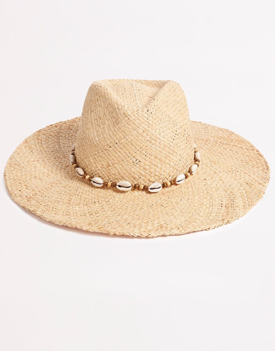 Beach Accessories Seafolly | Raffia Cowgirl Hat-Natural